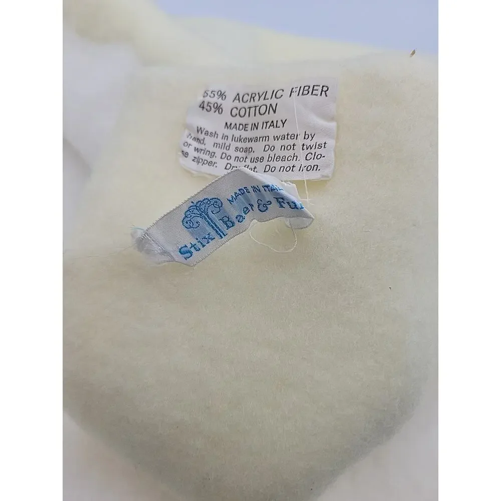 Vtg Young Peoples Floor Baby Blanket 34